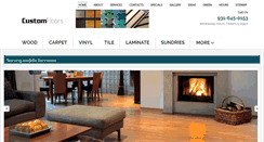 Desktop Screenshot of customfloorstn.com