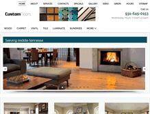 Tablet Screenshot of customfloorstn.com
